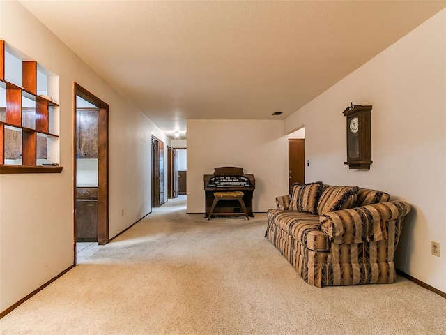 2120 N Divis Ave, Bethany, OK 73008 - carpeted living area with baseboards