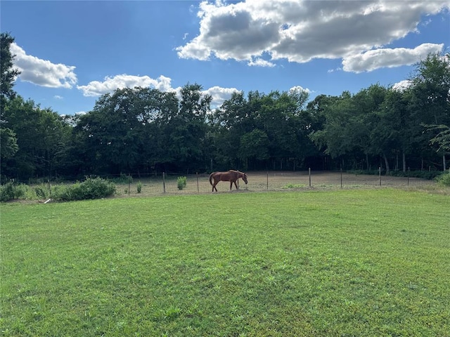 12237 N 359th Rd, Seminole, OK 74868 - view of yard featuring a rural view