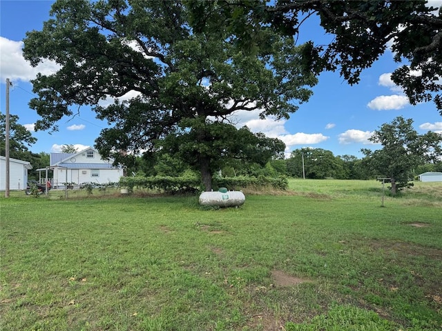 12237 N 359th Rd, Seminole, OK 74868 - view of yard