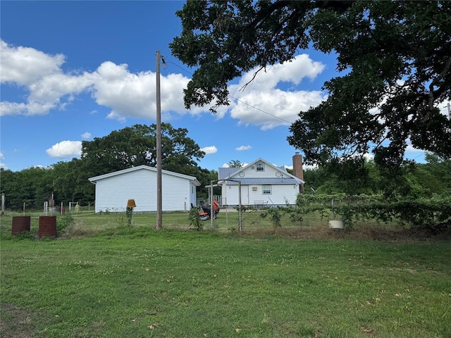 12237 N 359th Rd, Seminole, OK 74868 - view of yard