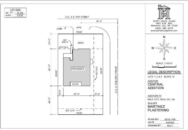 544 SE 13th St, Oklahoma City, OK 73129 - view of property floor plan