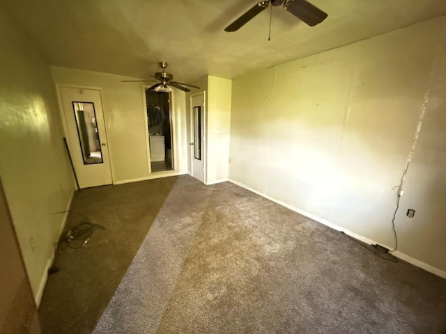8821 NE 50th St, Spencer, OK 73084 - carpeted empty room with a ceiling fan