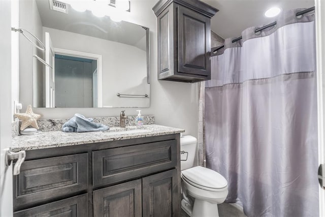 3309 Austrian Pine Ln, Yukon, OK 73099 - full bathroom featuring vanity and a shower with shower curtain