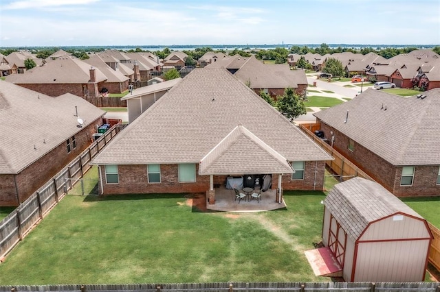 3309 Austrian Pine Ln, Yukon, OK 73099 - aerial perspective of suburban area