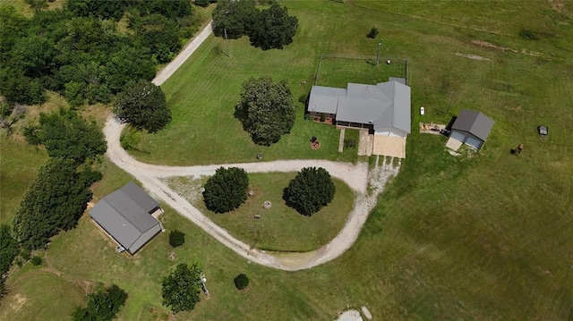 35352 Ew 1260th Rd, Seminole, OK 74868 - aerial view of property's location featuring rural landscape
