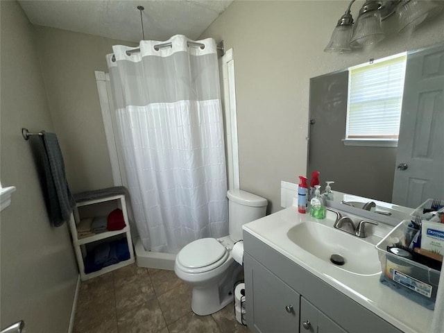 35352 Ew 1260th Rd, Seminole, OK 74868 - full bath with vanity and a shower with shower curtain