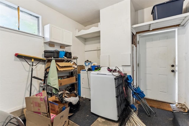 709 W Hughbert St, Norman, OK 73069 - storage room featuring washing machine and dryer