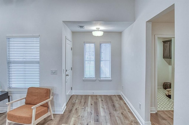 12712 NW 4th St, Yukon, OK 73099 - foyer with wood finished floors and baseboards