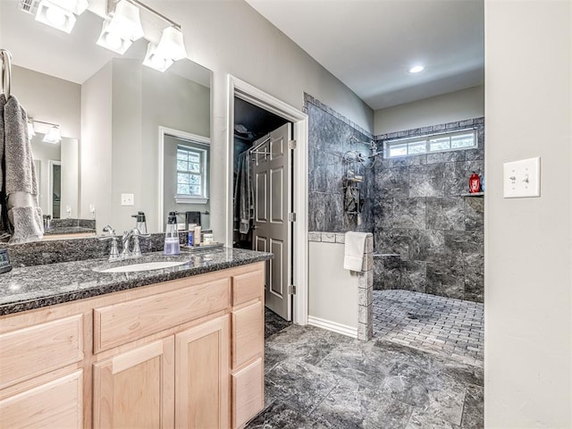 940908 S 3300th Rd, Luther, OK 73054 - full bathroom with a walk in shower and vanity
