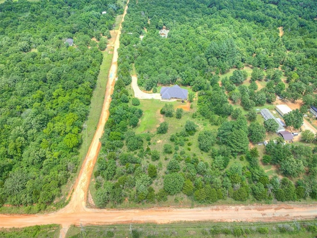 940908 S 3300th Rd, Luther, OK 73054 - view of property location with a forest
