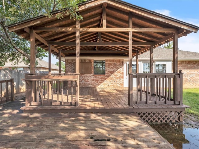 4001 Tori Pl, Yukon, OK 73099 - dock with a deck