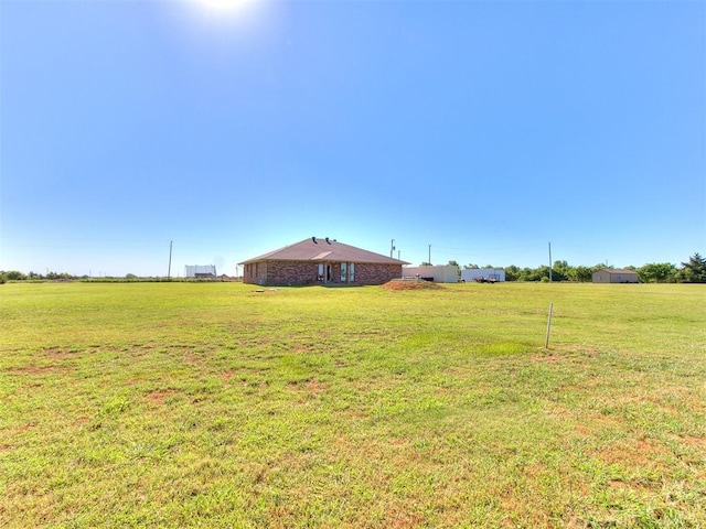 5053 Northridge Run, Cashion, OK 73016 - view of grassy yard with a view of countryside