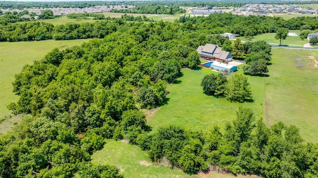 11748 SW 54th St, Mustang, OK 73064 - bird's eye view