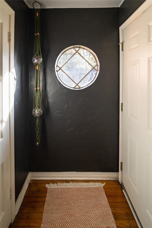 4117 NW 21st St, Oklahoma City, OK 73107 - entryway featuring wood finished floors