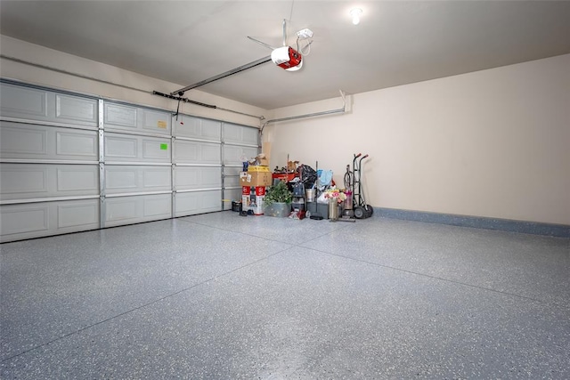 9124 SW 28th St, Oklahoma City, OK 73128 - garage with a garage door opener
