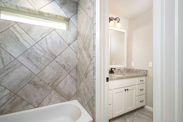 3000 Warwick Pl, Edmond, OK 73013 - full bath featuring vanity and baseboards