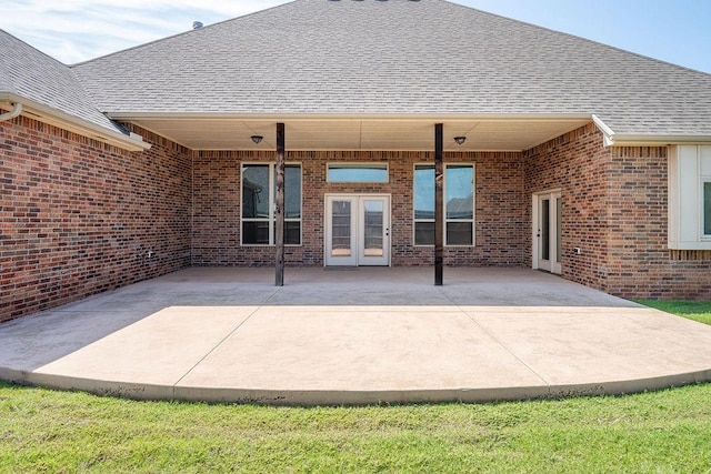 3000 Warwick Pl, Edmond, OK 73013 - view of patio / terrace featuring french doors