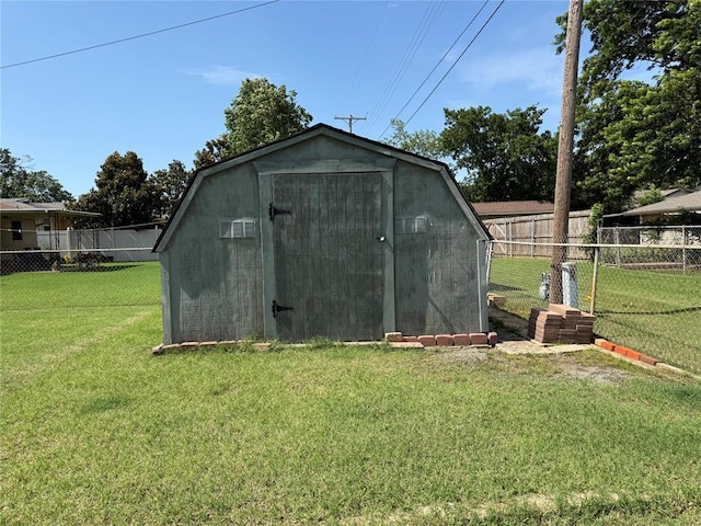 1901 N Oklahoma Ave, Shawnee, OK 74804 - view of shed with a fenced backyard