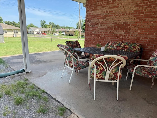 1901 N Oklahoma Ave, Shawnee, OK 74804 - view of patio / terrace with outdoor dining area