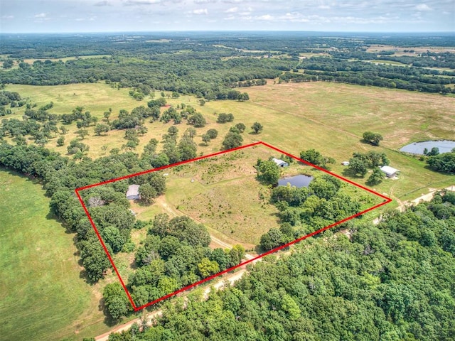 355370 E 970th Rd, Sparks, OK 74869 - view of rural area with property boundaries highlighted