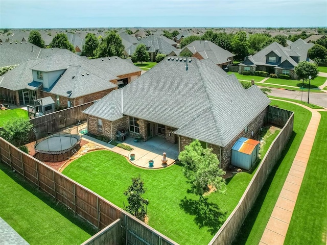 16208 Windrush Pl, Edmond, OK 73013 - aerial view of residential area