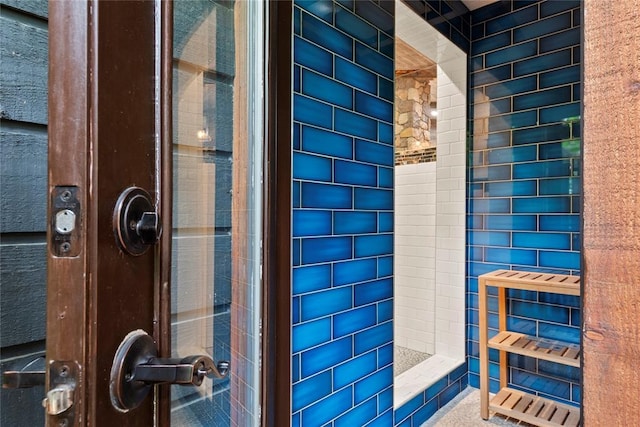 180 Black Jack Trl, Hochatown, OK 74728 - full bath featuring tiled shower