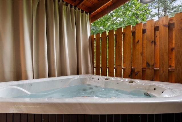 180 Black Jack Trl, Hochatown, OK 74728 - bathroom featuring a tub with jets