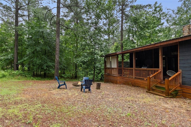 180 Black Jack Trl, Hochatown, OK 74728 - view of yard