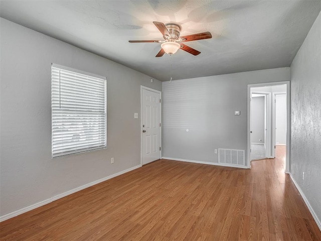 118 W Marshall Dr, Oklahoma City, OK 73110 - unfurnished room featuring ceiling fan and wood finished floors