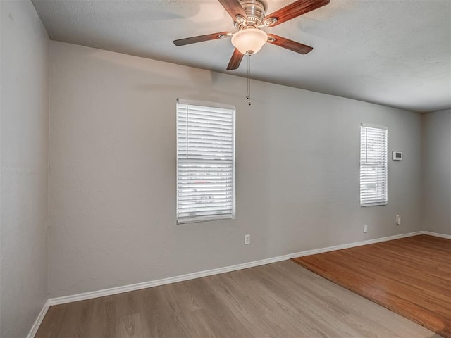 118 W Marshall Dr, Oklahoma City, OK 73110 - unfurnished room with wood finished floors and a ceiling fan