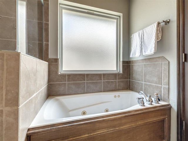 749 Dana Dr, Yukon, OK 73099 - full bathroom with a jetted tub