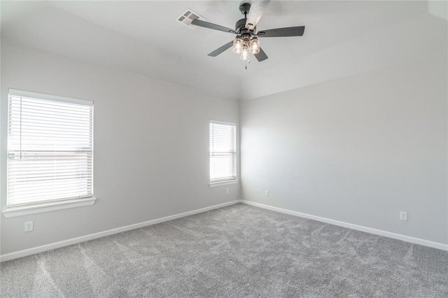 1224 Colonial Ave, Tuttle, OK 73089 - carpeted spare room featuring ceiling fan and baseboards