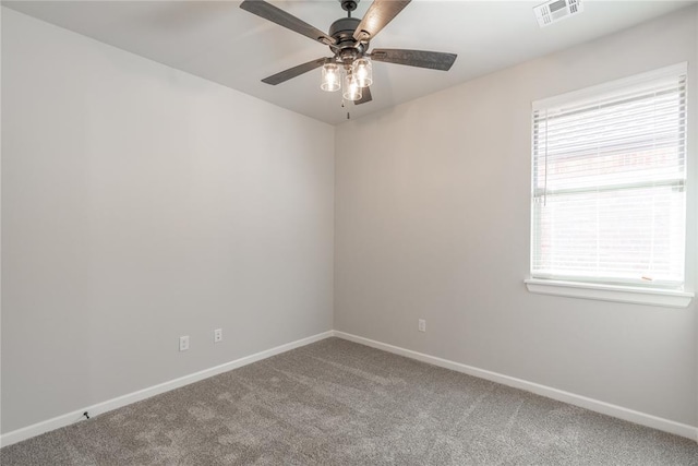 1224 Colonial Ave, Tuttle, OK 73089 - unfurnished room with carpet floors and a ceiling fan