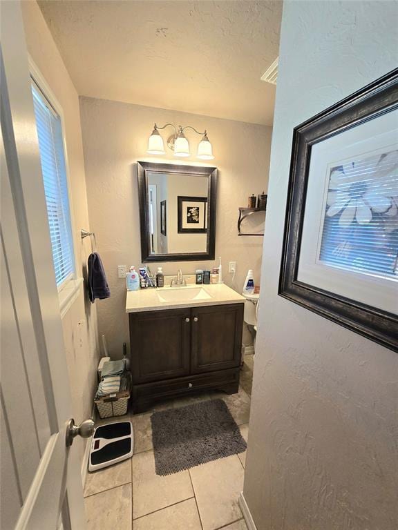 2015 Willard Dr, Altus, OK 73521 - bathroom featuring vanity and tile patterned flooring