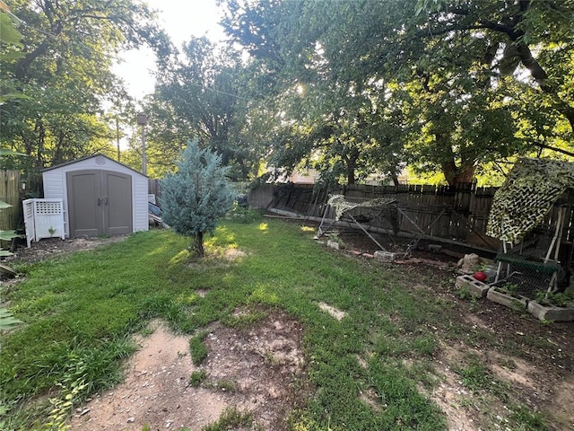 316 N University Blvd, Norman, OK 73069 - fenced backyard with a storage shed