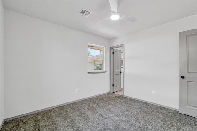 1608 Truman Dr, Altus, OK 73521 - unfurnished room featuring carpet floors and ceiling fan
