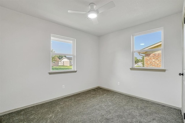 1608 Truman Dr, Altus, OK 73521 - carpeted spare room featuring healthy amount of natural light and ceiling fan