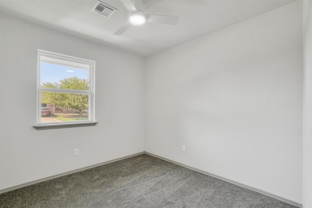 1608 Truman Dr, Altus, OK 73521 - carpeted empty room featuring a ceiling fan and baseboards