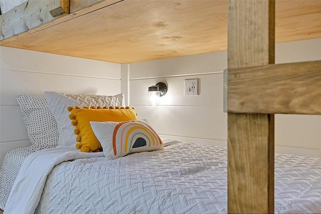 42 Hickory Ridge Rd, Broken Bow, OK 74728 - bedroom featuring wood ceiling
