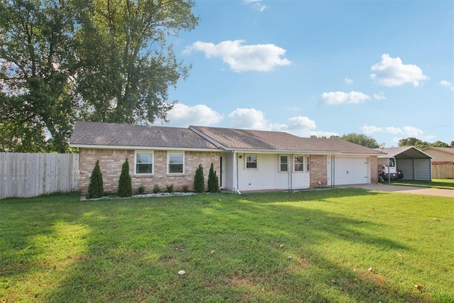 870 S Cemetery Rd Unit 2940, Tuttle, OK 73089 - ranch-style home featuring concrete driveway, an attached garage, and brick siding