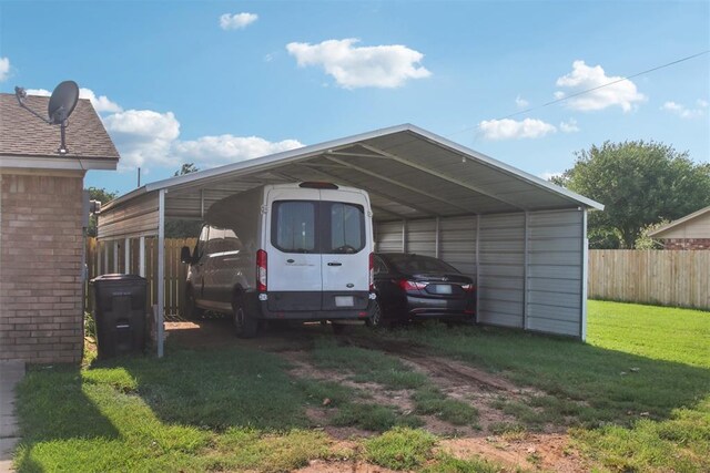 870 S Cemetery Rd Unit 2940, Tuttle, OK 73089 - view of parking / parking lot with a carport and driveway