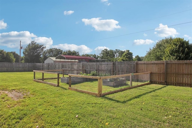 870 S Cemetery Rd Unit 2940, Tuttle, OK 73089 - fenced backyard with a garden