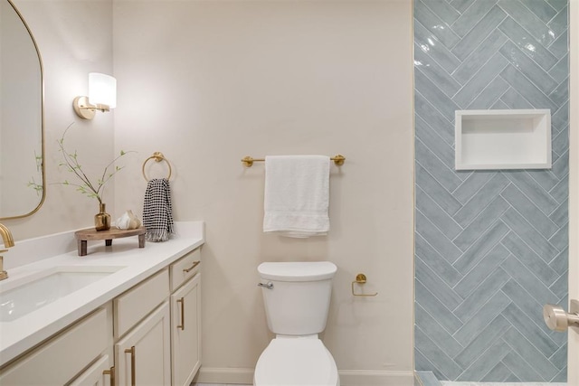 1109 NE 17th St, Oklahoma City, OK 73111 - bathroom with vanity and a tile shower