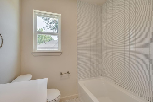 1109 NE 17th St, Oklahoma City, OK 73111 - bathroom with toilet and shower / washtub combination