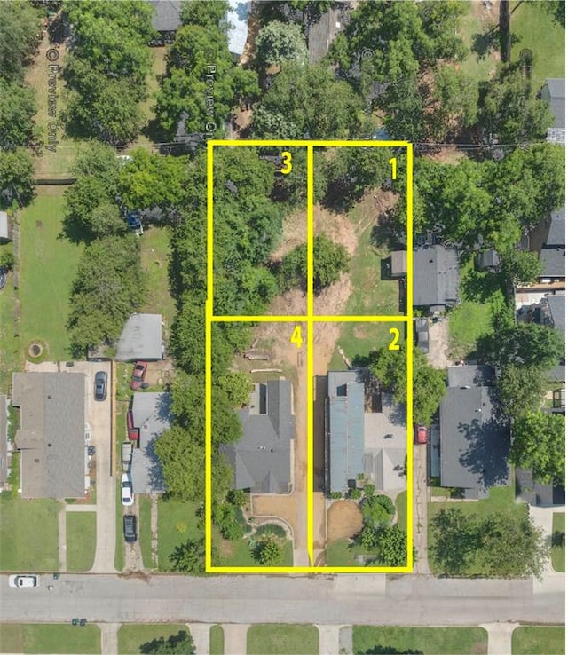 1134 NW 40th St, Oklahoma City, OK 73118 - aerial perspective of suburban area