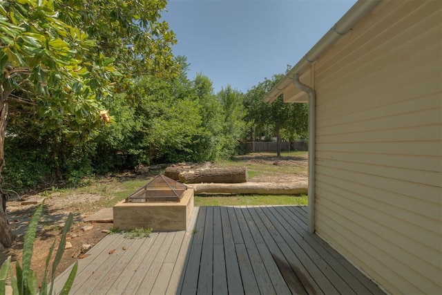 1134 NW 40th St, Oklahoma City, OK 73118 - view of wooden deck