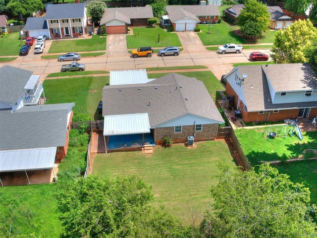 3900 Chetwood Dr, Del City, OK 73115 - aerial view of residential area