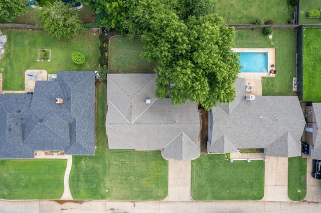 2504 NW 119th St, Oklahoma City, OK 73120 - drone / aerial view of a pool