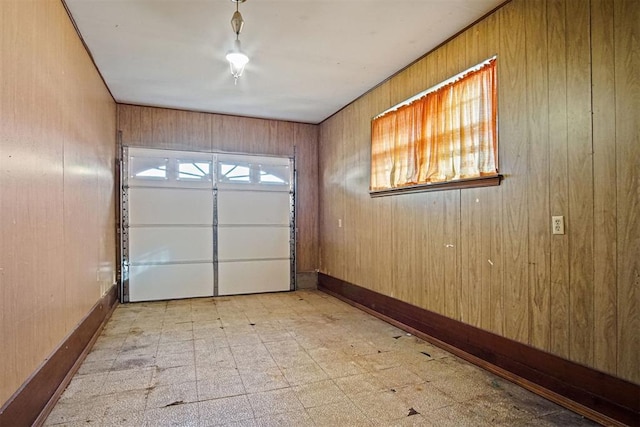 3913 SE 14th Pl, Oklahoma City, OK 73115 - garage with wood walls