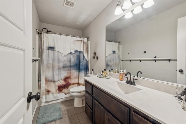 4116 NW 154th St, Edmond, OK 73013 - bathroom featuring vanity and tile patterned flooring